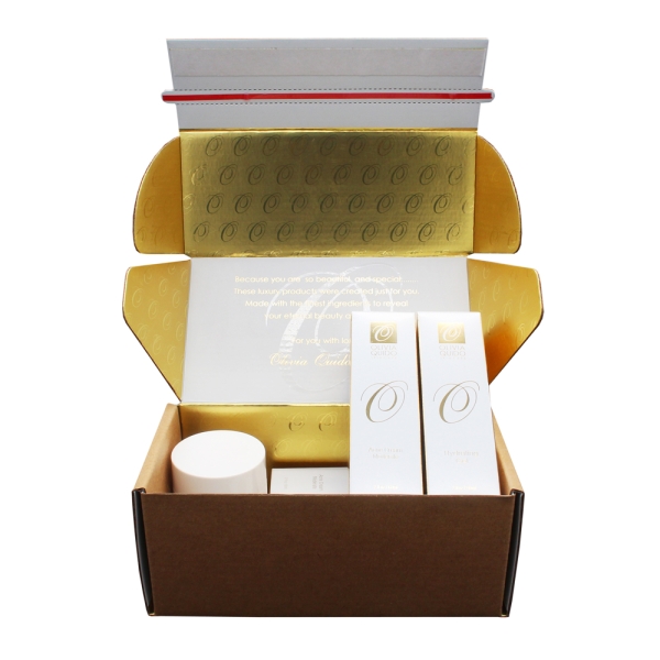 Custom Logo Corrugated Tear Off Mailers Selfadhesive Self Adhesive Peel Off Strips Mailing Shipping Box