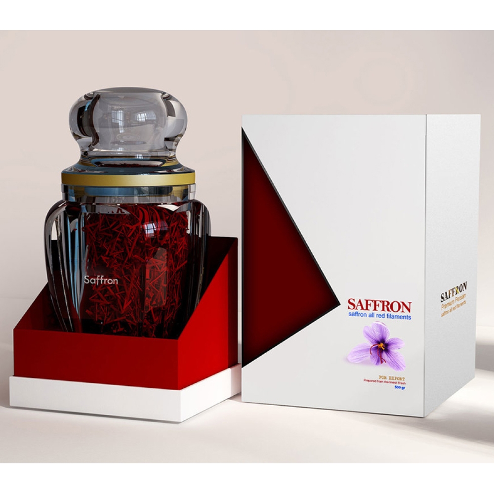 Wholesale paper gift saffron packaging box