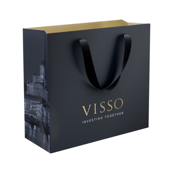 Personalised luxury boutique giftbag packaging gift bags custom logo