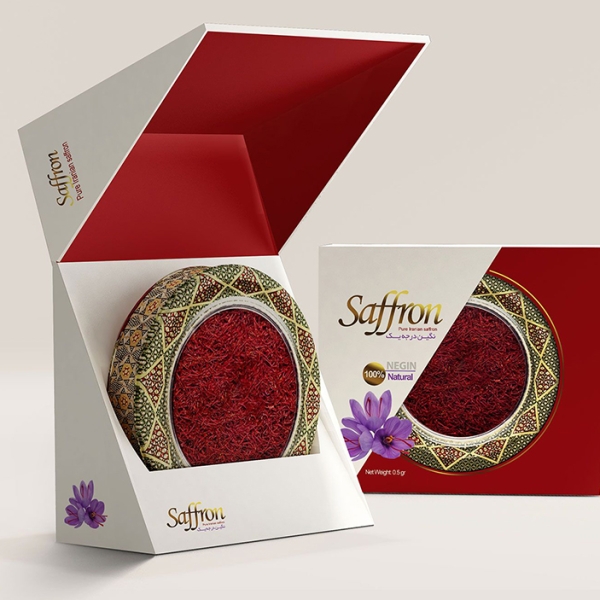 Wholesale paper gift saffron packaging box