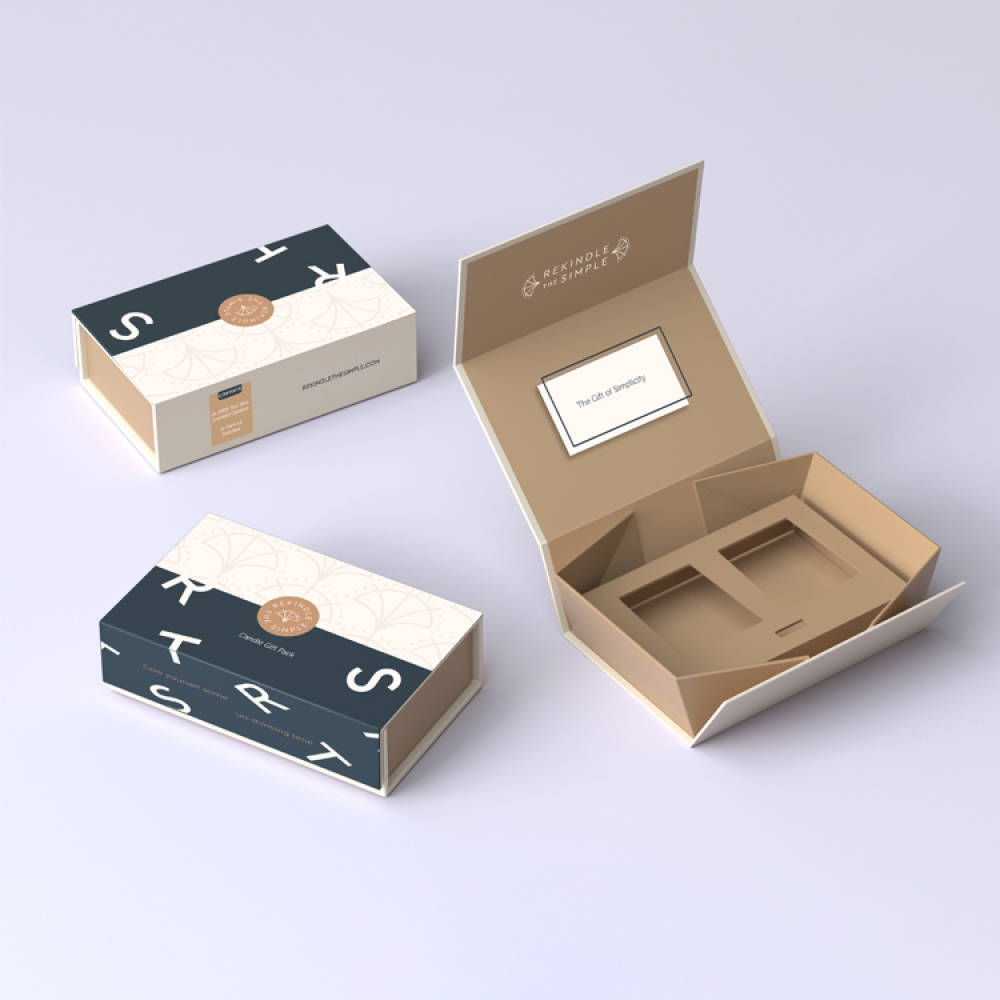 Kundenspezifische magnetische Verpackungspapierboxen als Geschenk