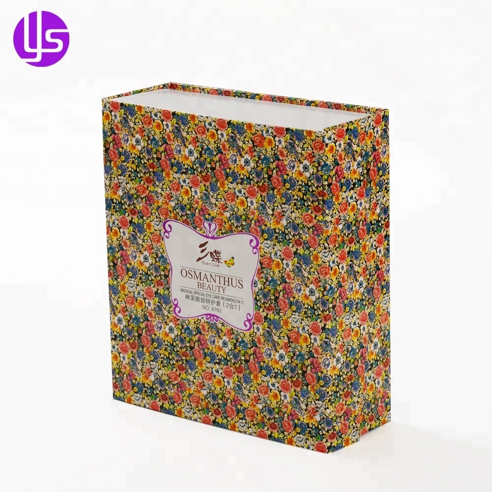 Venda quente dobrável colorido design personalizado com caixa de embalagem de presente de papel magnético