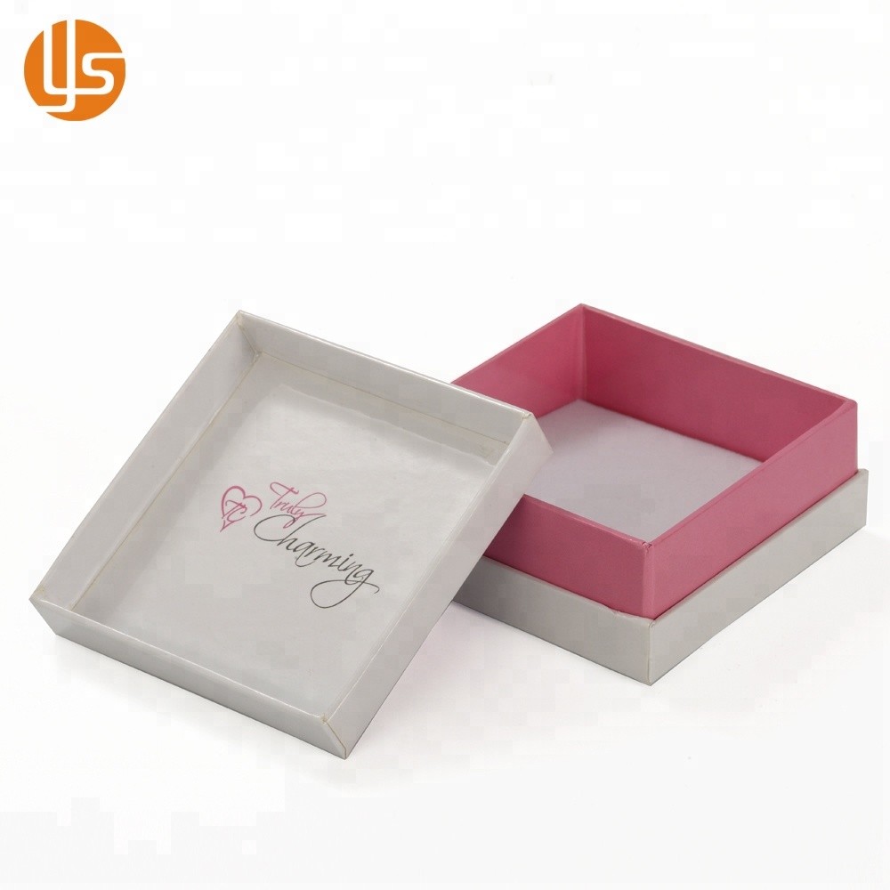 Luxuriöse, individuelle Logo-kleine Pappschachtel, Armband-Ohrring-Geschenkpapierbox für Schmuck