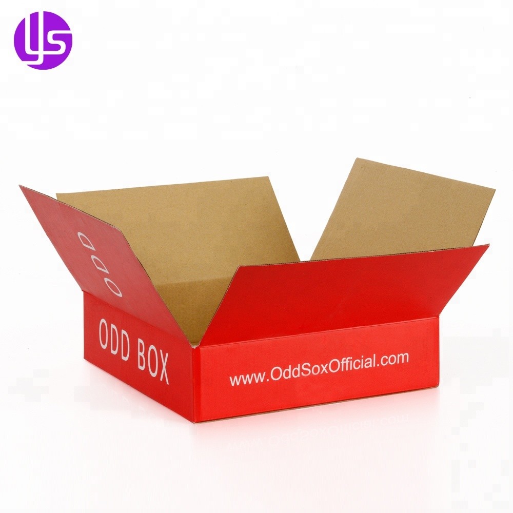Großhandel mit leerem, individuellem Logo-Farbdruck aus Wellpappe, kleine Geschenkverpackung aus Papier