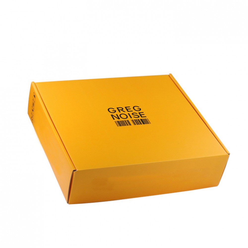 Caja de envío de embalaje corrugado plegable con impresión de logotipo personalizado