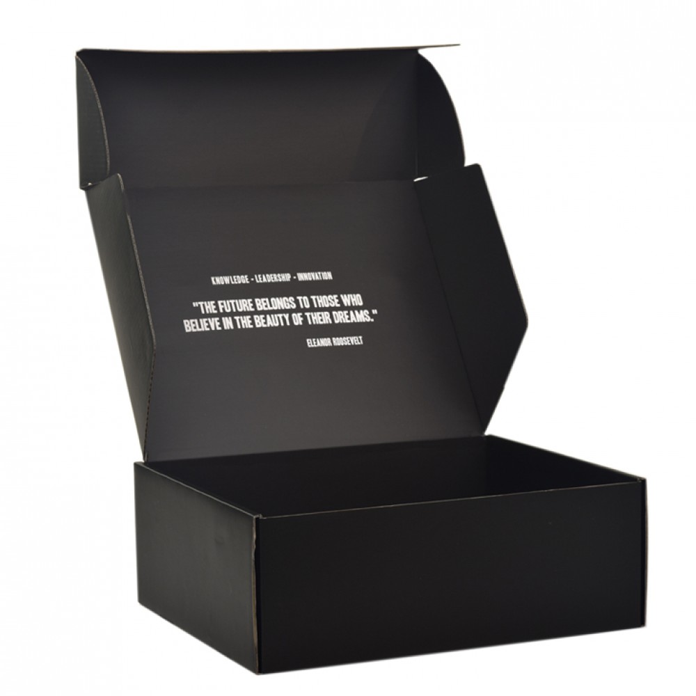 A tira de rasgo preta feita sob encomenda encaixota caixas de transporte de empacotamento da caixa do cartão