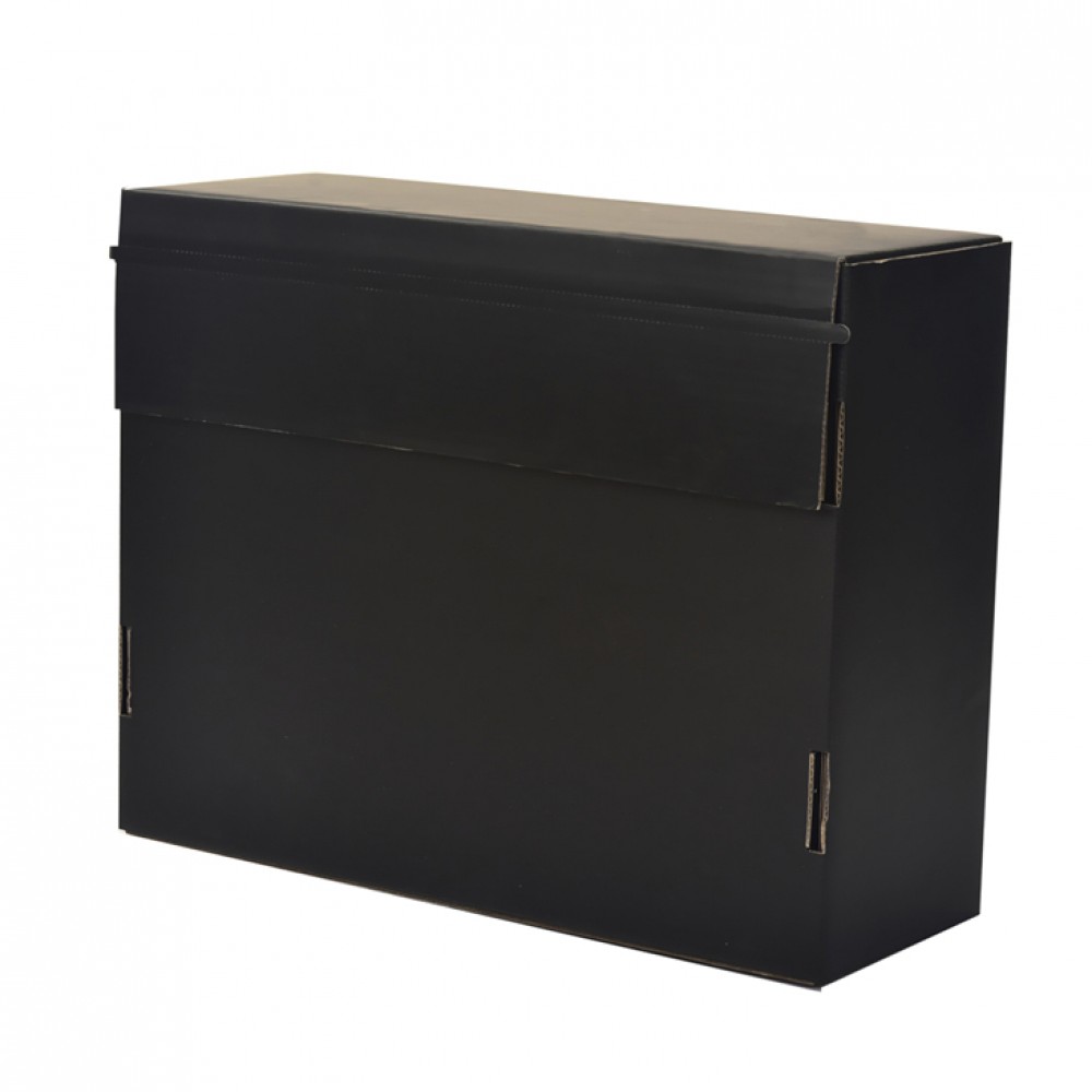 A tira de rasgo preta feita sob encomenda encaixota caixas de transporte de empacotamento da caixa do cartão