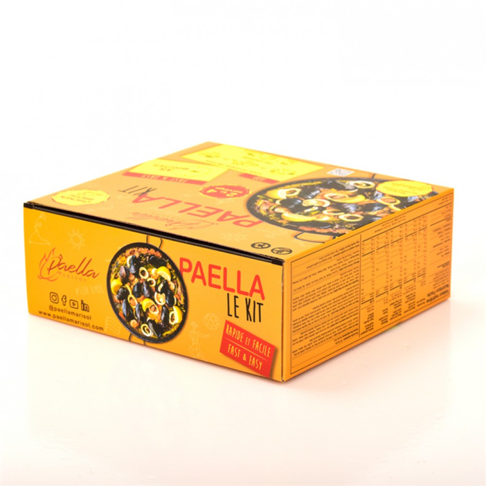 Kundenspezifische Druckpapier-Paella-Box-Verpackung Paella-Box