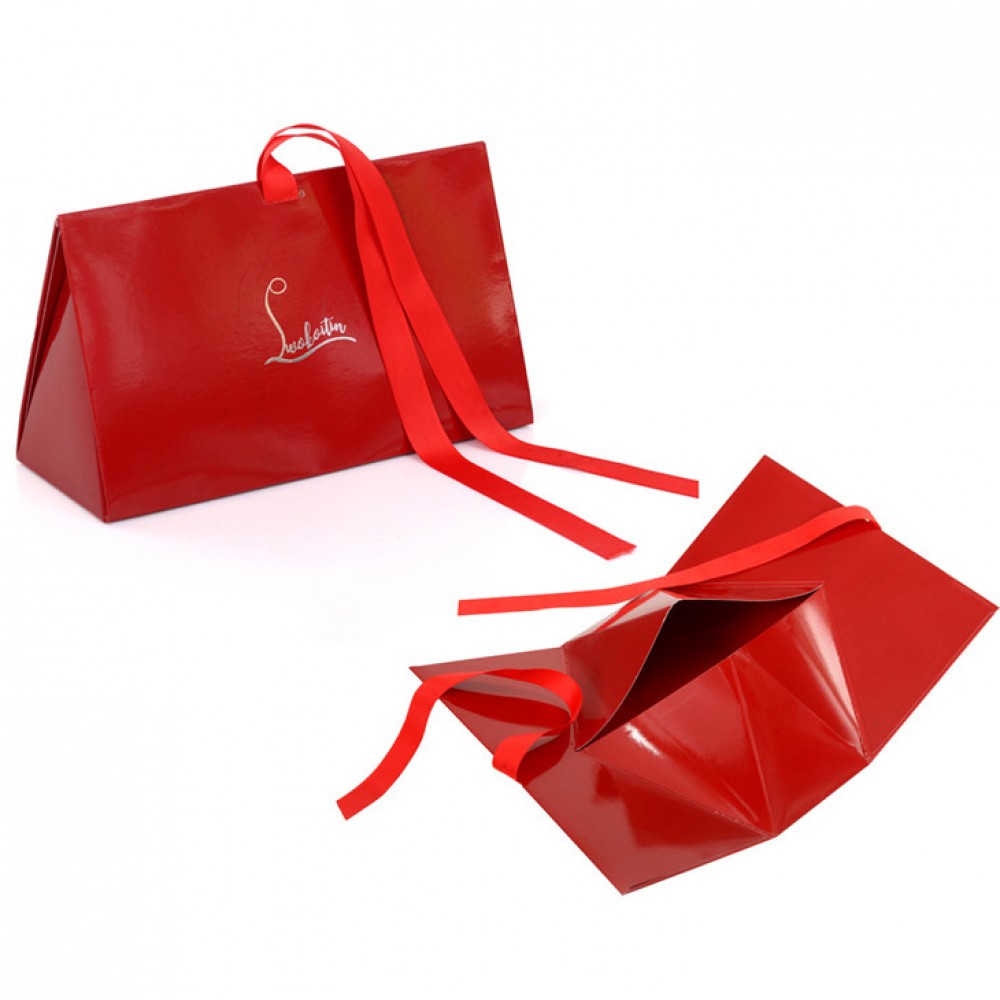 Boîtes pliantes faites sur commande de triangle d'emballage de boîte de papier de triangle pour le paquet de cadeau