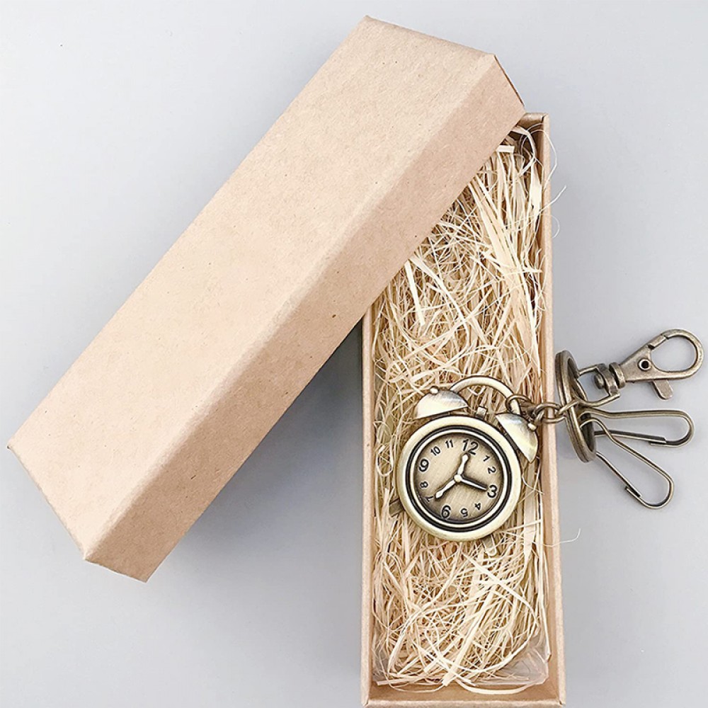 Burlap-Covered Hinged Gift Box - Necklace Box - Firefly Store Solutions