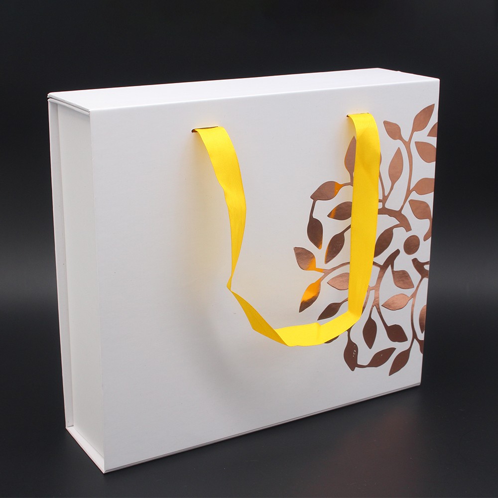 Caja de embalaje de juego de té de regalo de lujo con logotipo personalizado de cartón