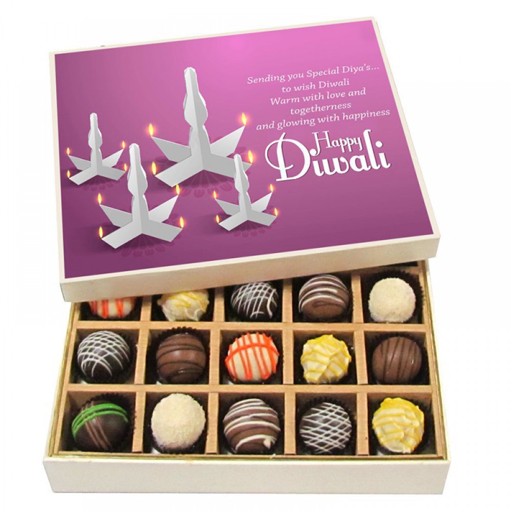 Embalagem de chocolate diwali de papel personalizado caixas de presente doces diwali