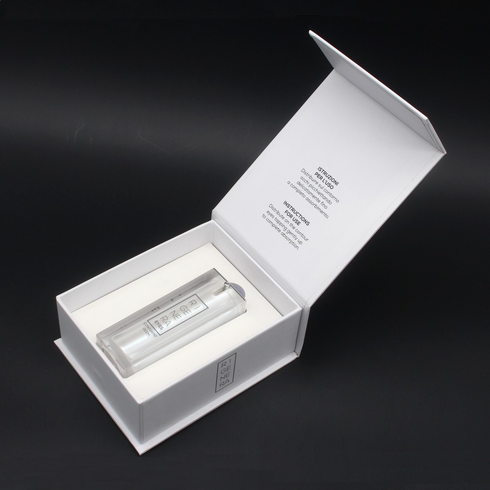 Caja de embalaje de crema para ojos de regalo magnético