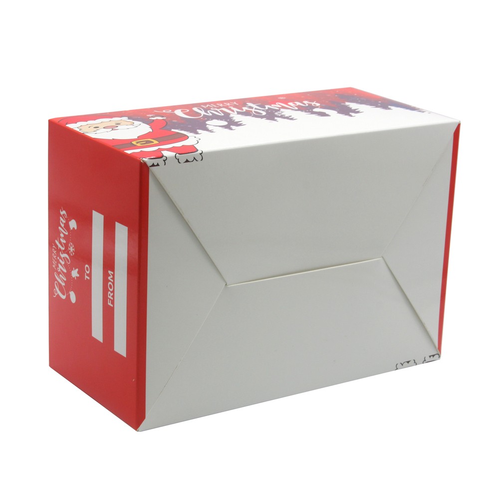 Kundenspezifischer Druck, preiswerte Weihnachtssüßigkeits-Verpackungsbox aus Elfenbeinkartonpapier