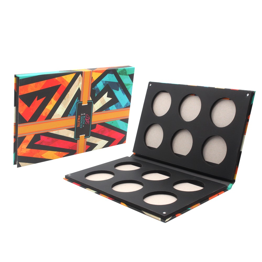 Paleta de sombras de ojos de cartón personalizada