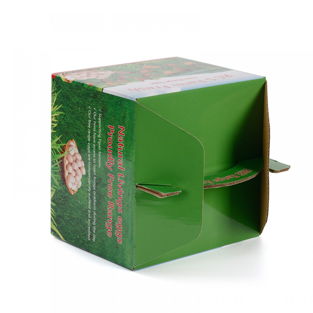 Cajas de transporte de huevos para embalaje de cartón de papel corrugado