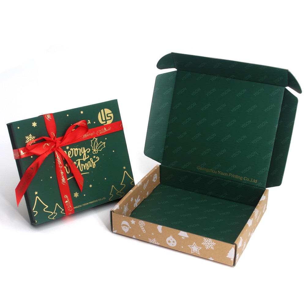 Caja de papel de embalaje de regalo de Navidad