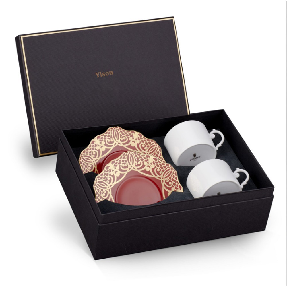 Boîte-cadeau d'emballage de tasse de café de tasse de thé