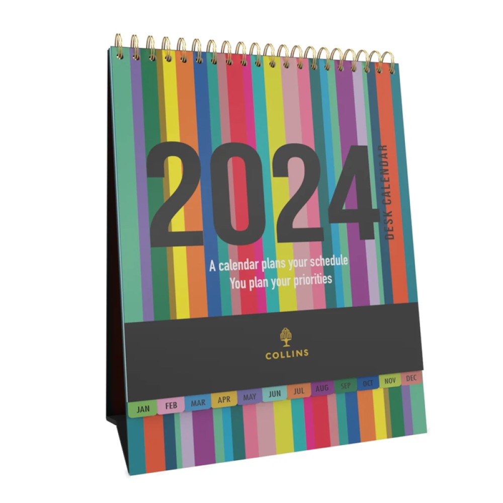 Calendario de escritorio con impresión personalizada 2024