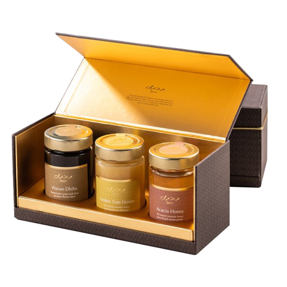 Caja magnética para tarro de miel