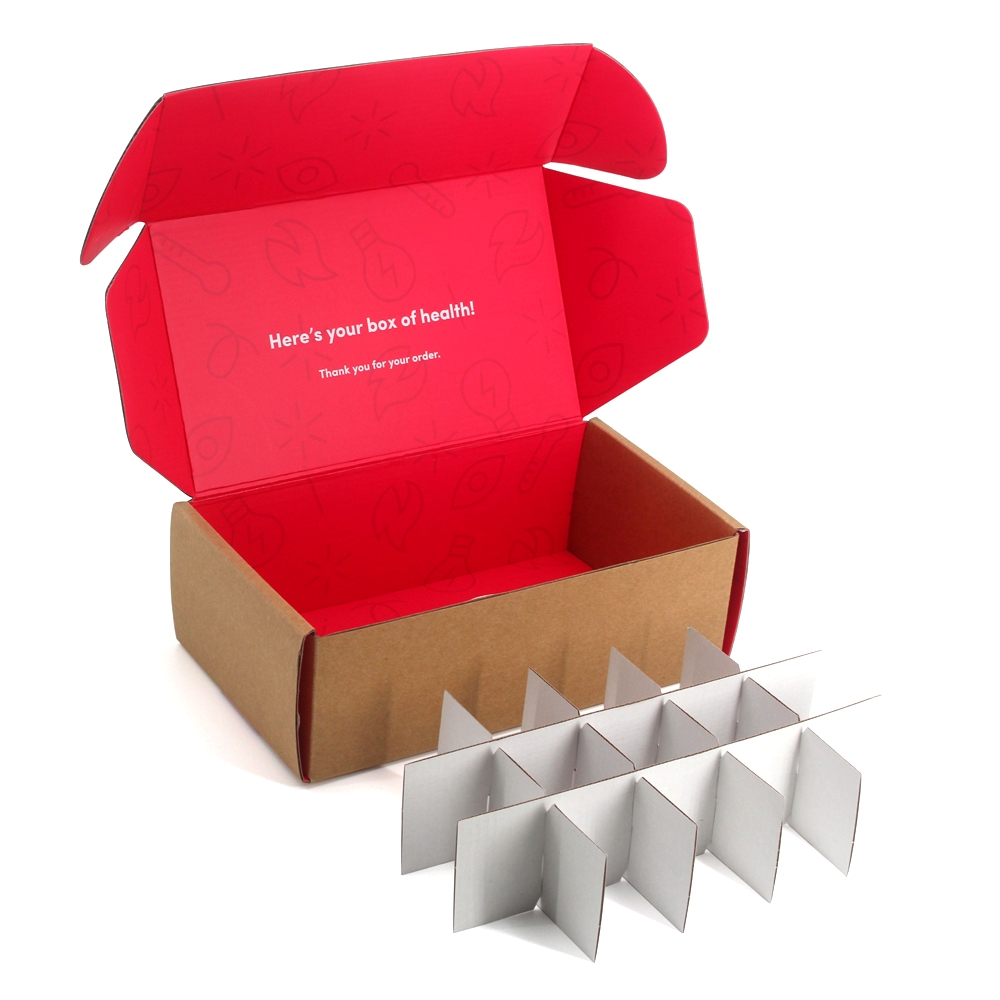Paper box with dividers