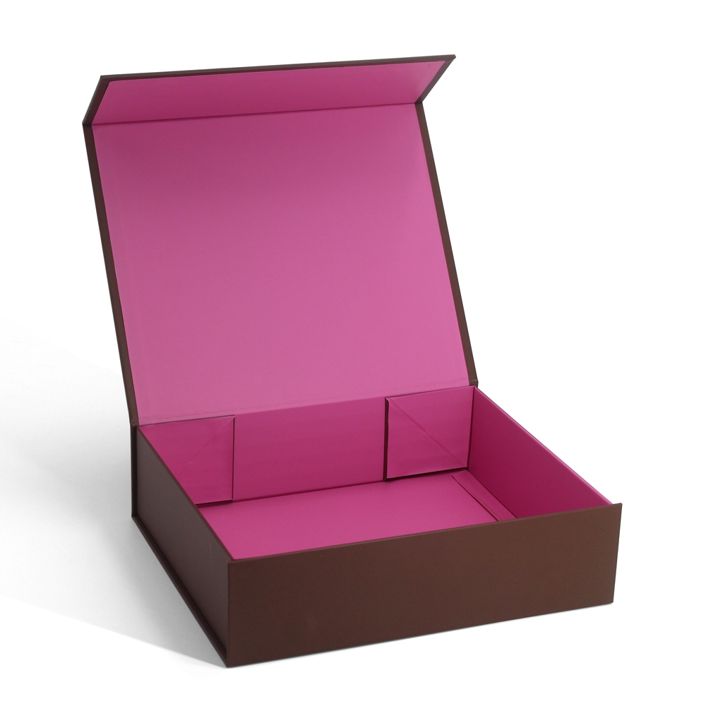 Custom folding magnetic gift box medium size