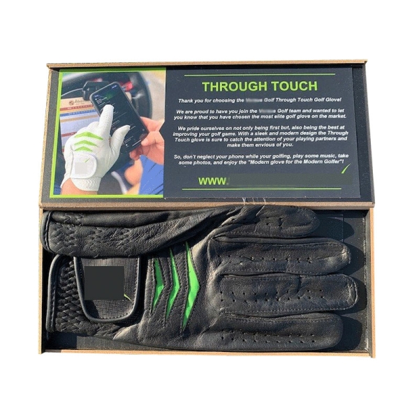 Caja de embalaje de guantes de golf