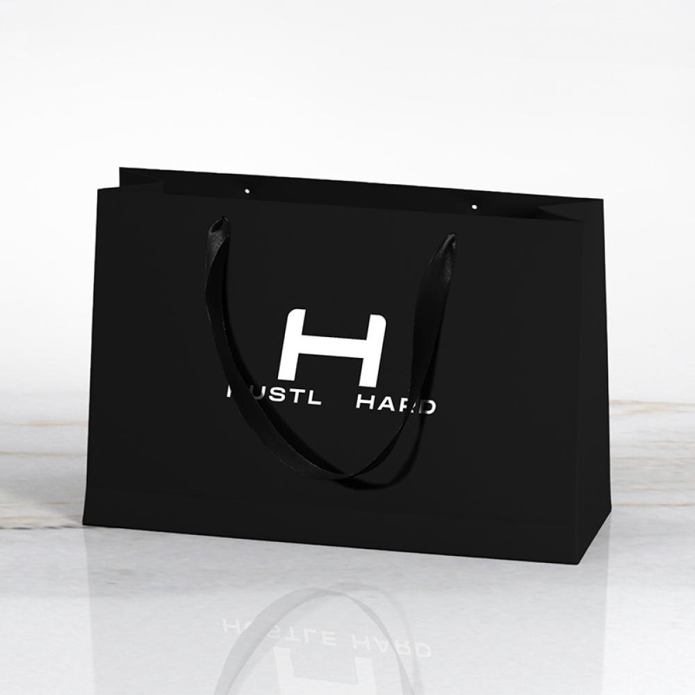 Custom design paper clothing packaging bag