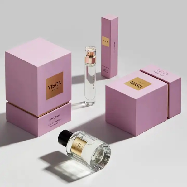 Boîte de couvercle en deux pièces pour bouteille de parfum