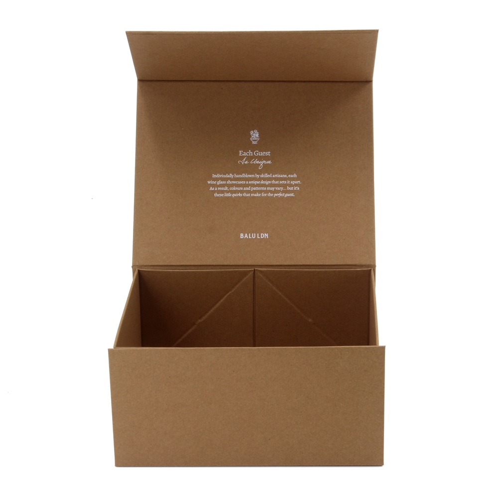 Brown paper box packaging