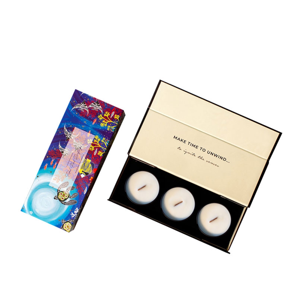 Magnetic candle packaging gift box