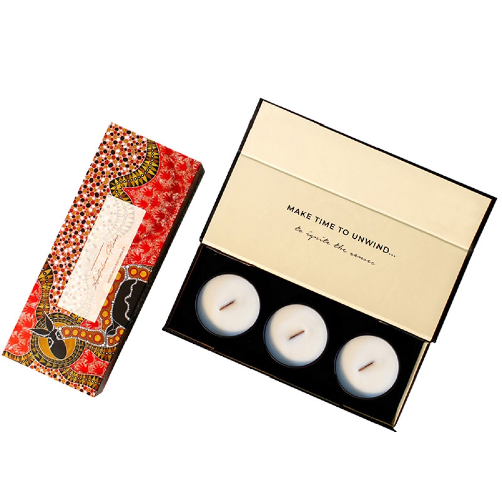 Magnetic candle packaging gift box