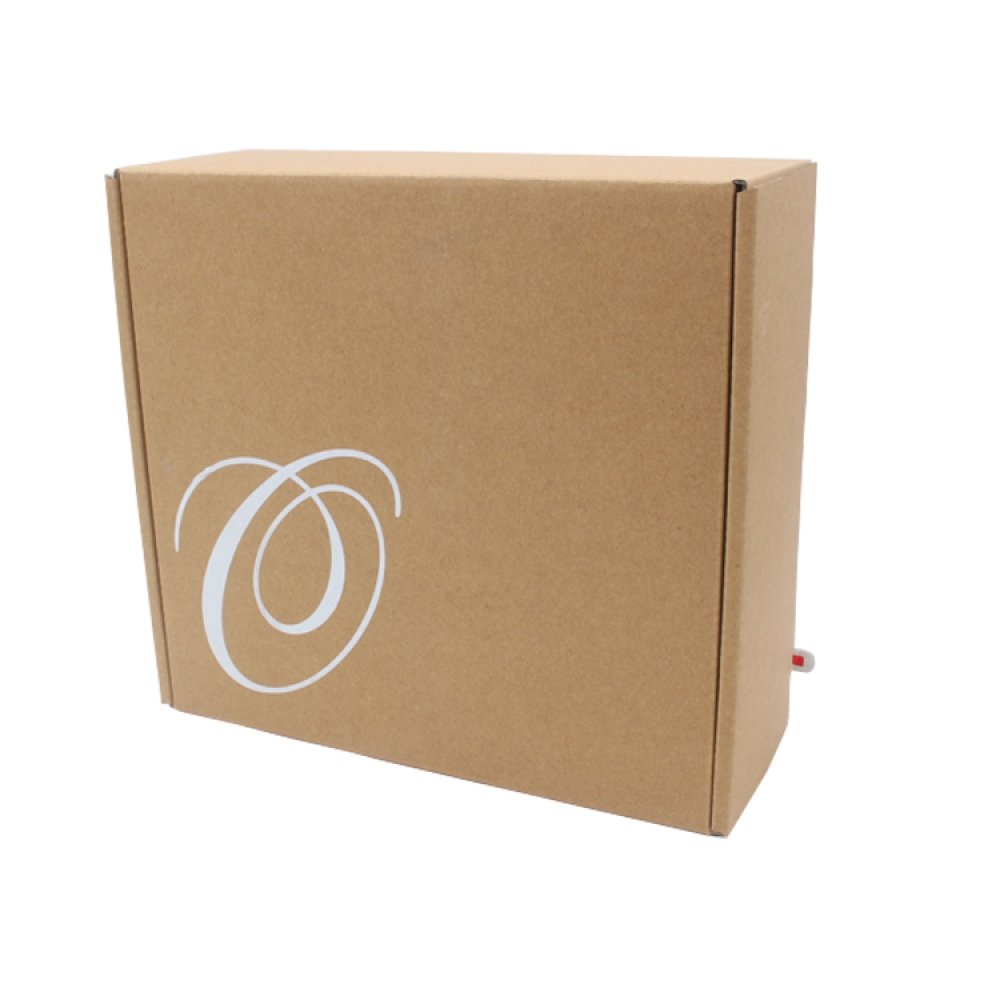 Kraft mailer box with tear off strip