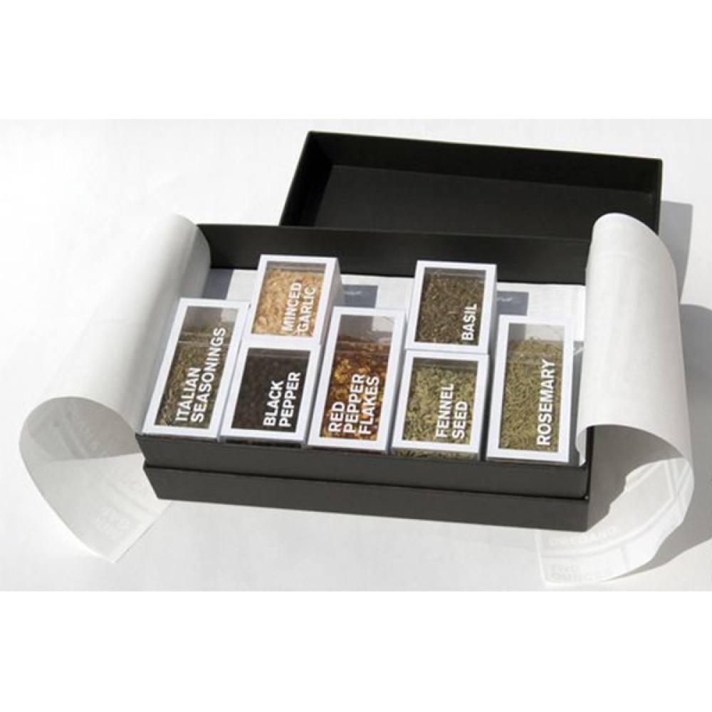 Custom paper box herb spice bottle packaging box