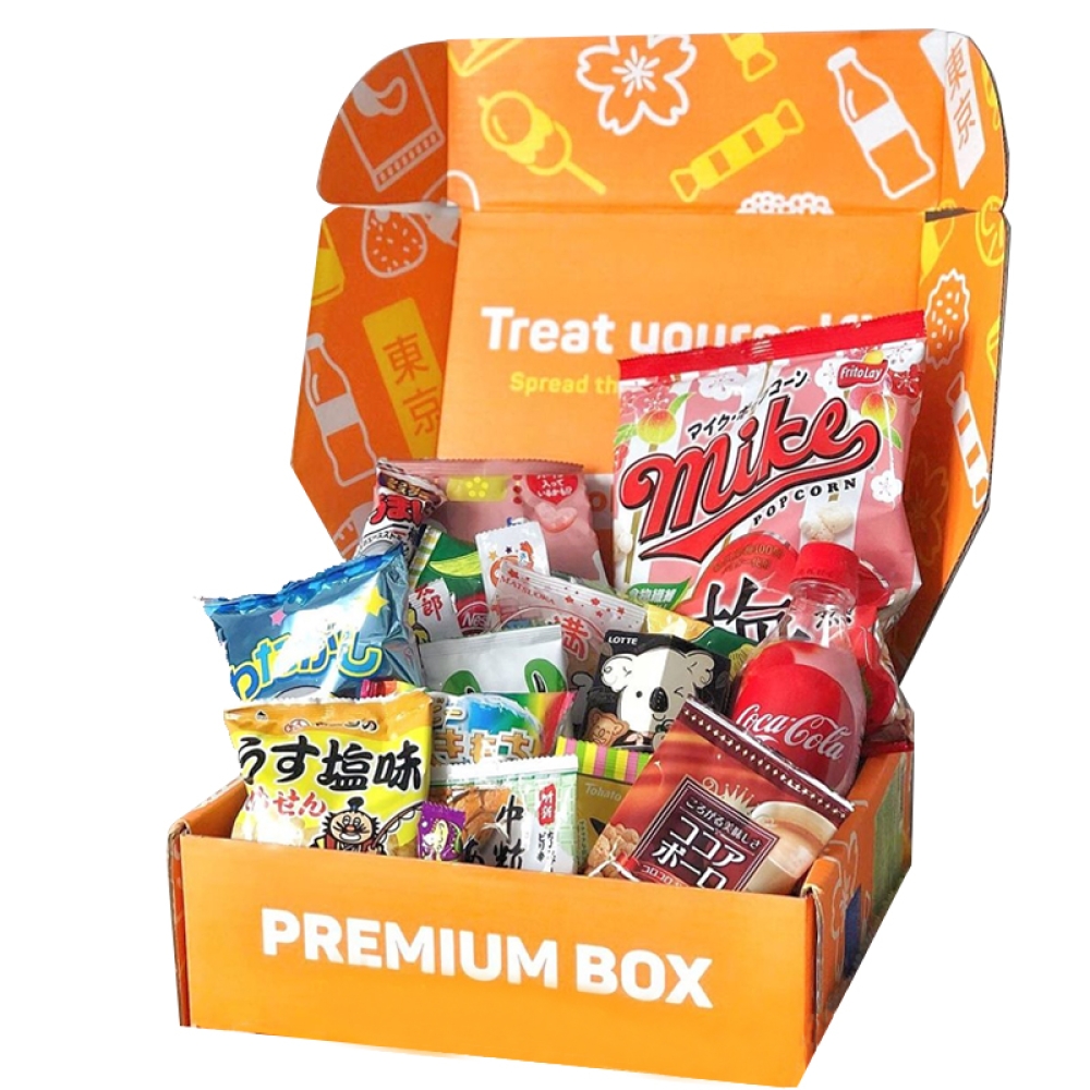 Custom paper packaging food outside shipping snack box