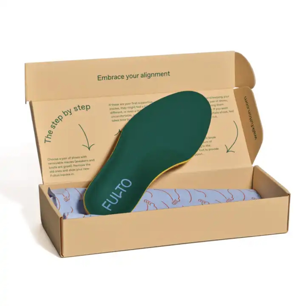 Custom paper shipping box for insoles