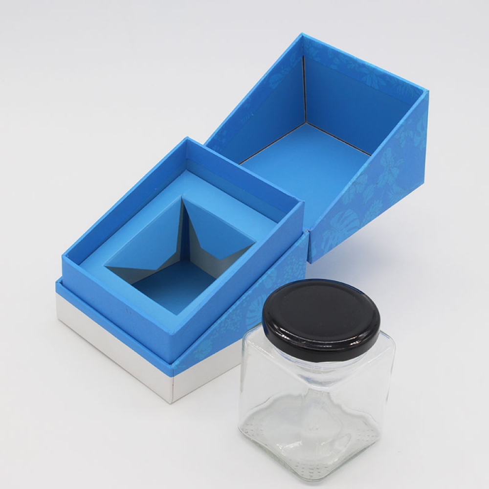 Flip paper box for jar packaging