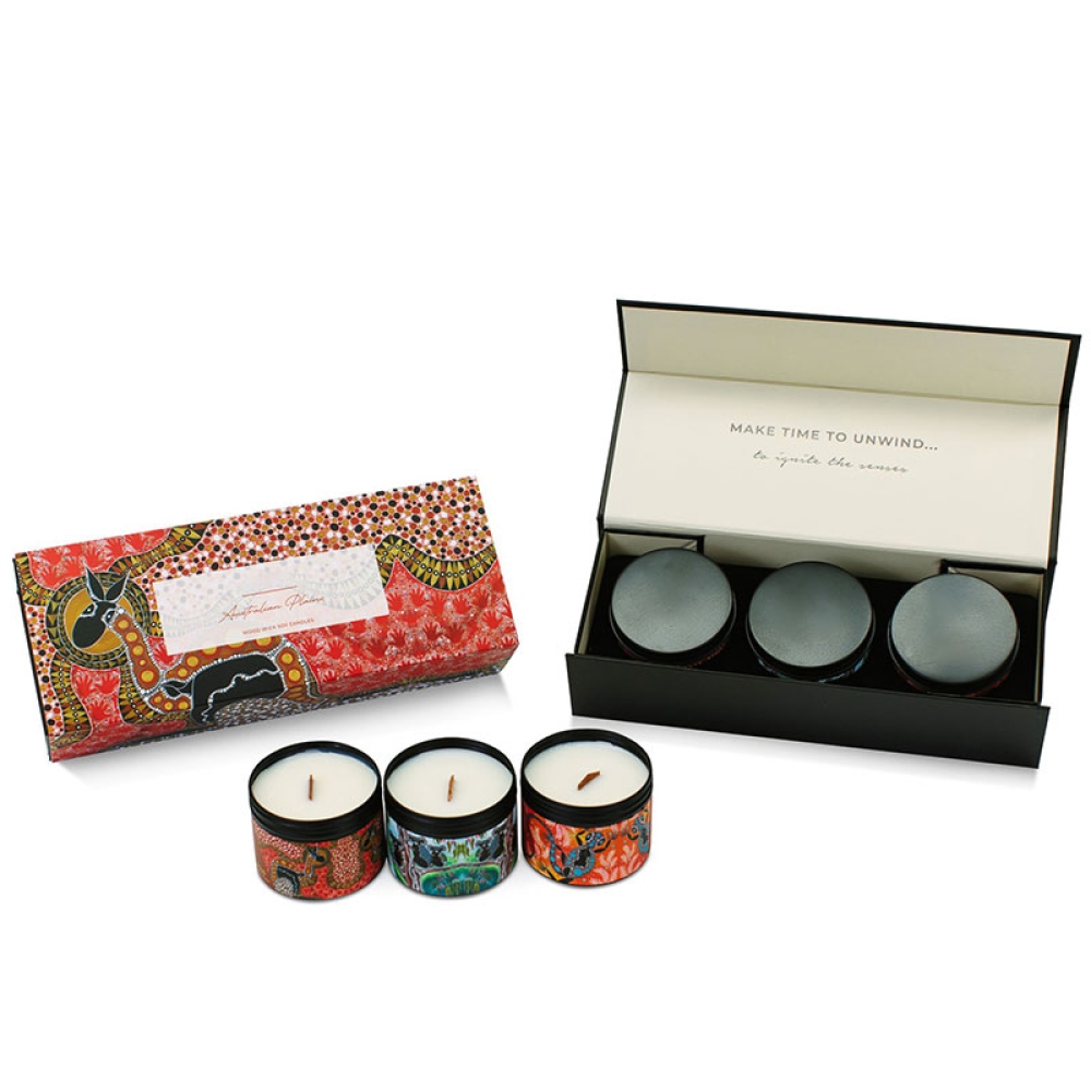 Magnetic candle packaging gift box