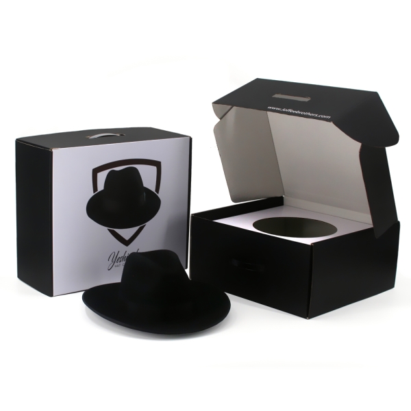 Big size hat packaging box with custom logo