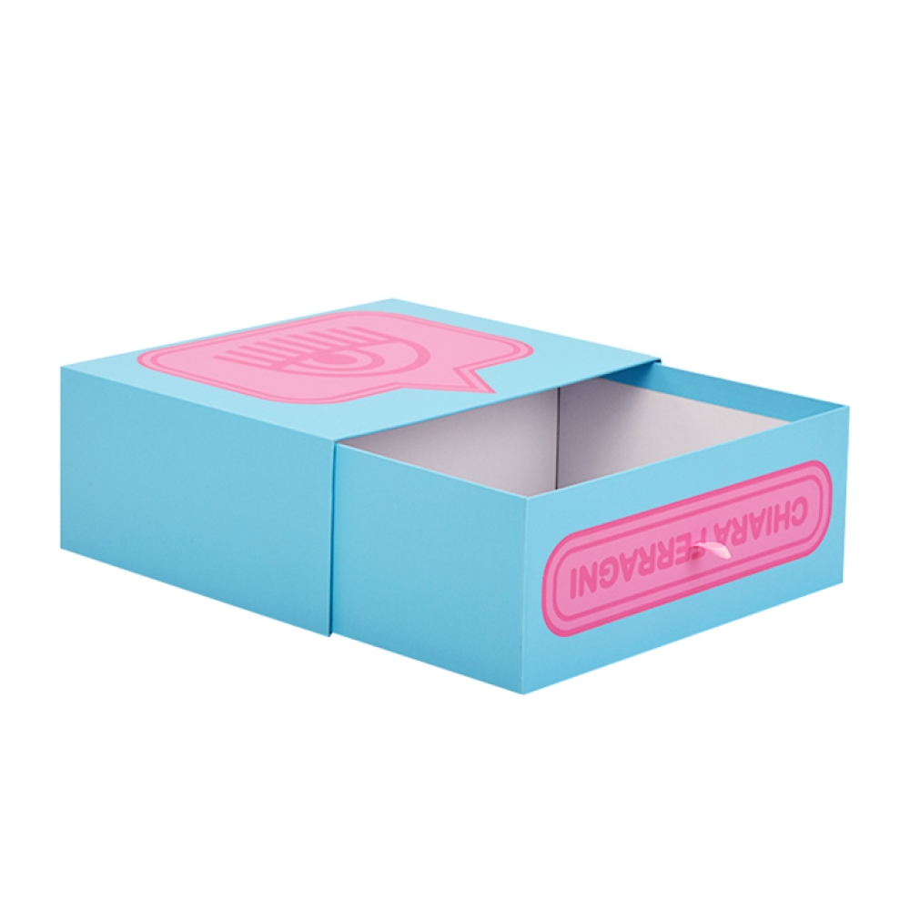 High Quality Custom Logo Folding Carton Drawer Sliding Shoe Box Packaging