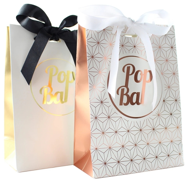 Shopping paper gift bag custom logo