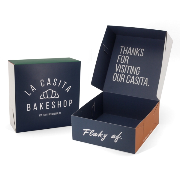 Bakeshop bread cake packaging box