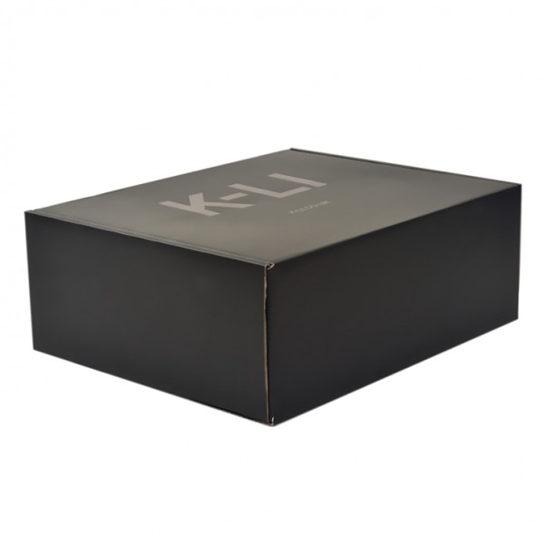 Vêtements Boîte noire de l'emballage kraft Mailer vêtement d'impression de  l'emballage en carton ondulé caisses d'expédition de pliage - Chine D' emballage et de bijoux prix