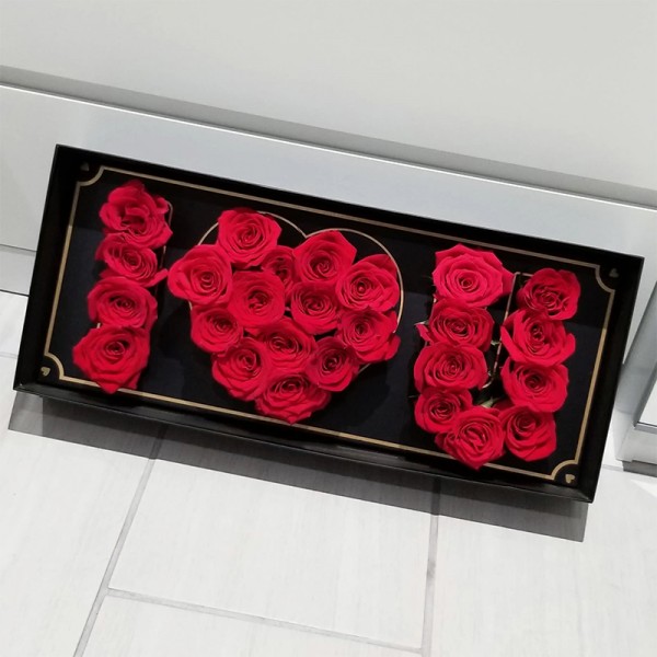 Flower Boxes Paper Box Gift I Love You Packaging Luxury Rose