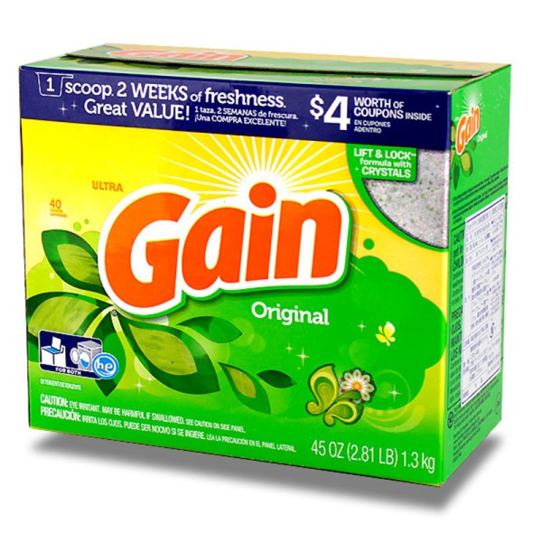 Caja de embalaje de papel personalizada para detergente en polvo