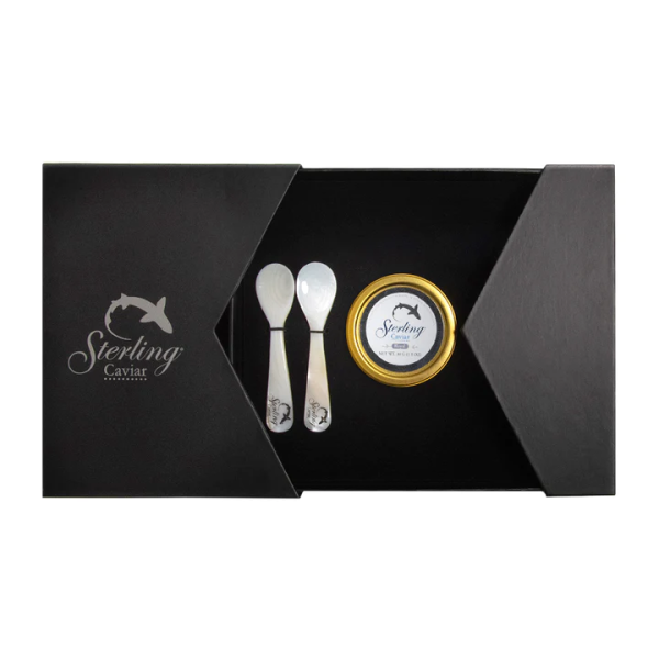 Caixa de presente personalizada para caviar
