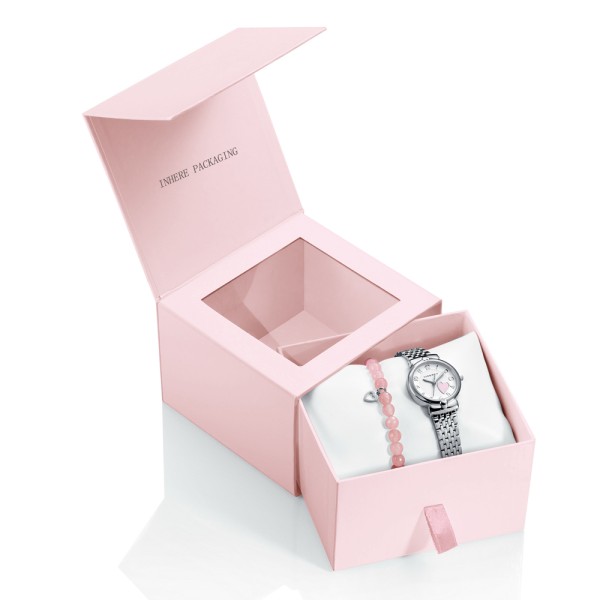 Caixa de relógio personalizada com gaveta