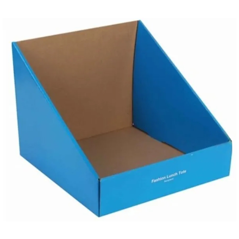 Cardboard pdq display box for retail store