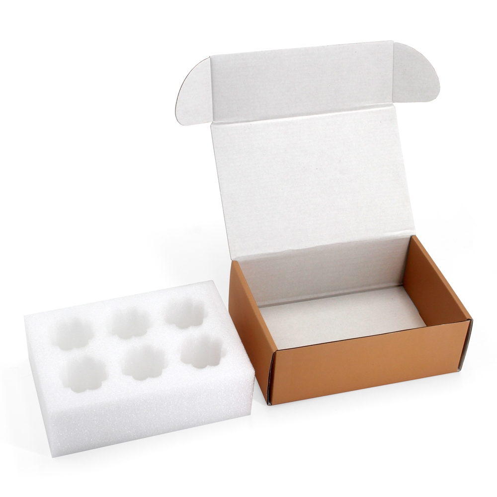 Corrugated egg packaging box