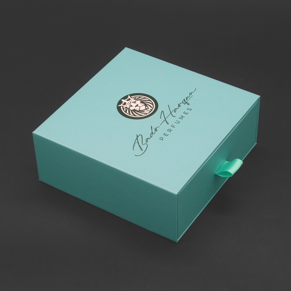 Pull out paper perfume packaging box